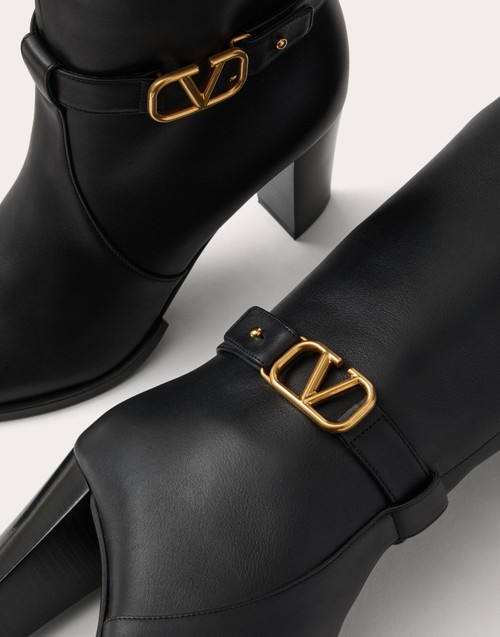 Red Valentino STIVALE VLOGO SIGNATURE IN VITELLO 75MM Offerta natalizia