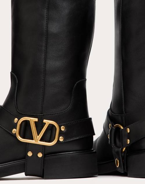 Red Valentino STIVALETTO VLOGO SIGNATURE IN VITELLO 30MM Offerta Pasqua