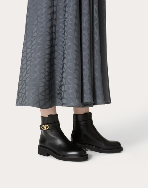 Red Valentino STIVALETTO VLOGO LOCKER IN VITELLO 40MM Offerta migliore