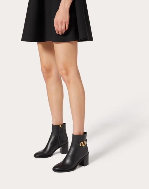 Red Valentino STIVALETTO VLOGO SIGNATURE IN VITELLO 75MM Latest fashion
