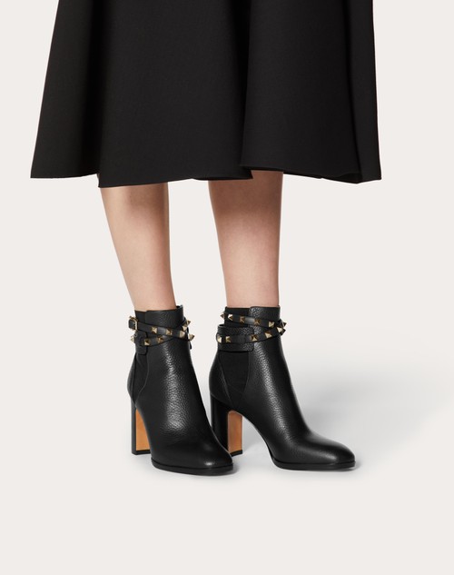 Red Valentino STIVALETTO ROCKSTUD IN VITELLO GRANATO 90MM Nuovi prodotti