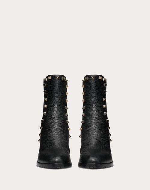 Red Valentino STIVALETTO ROCKSTUD IN VITELLO GRANATO 80MM Bestseller