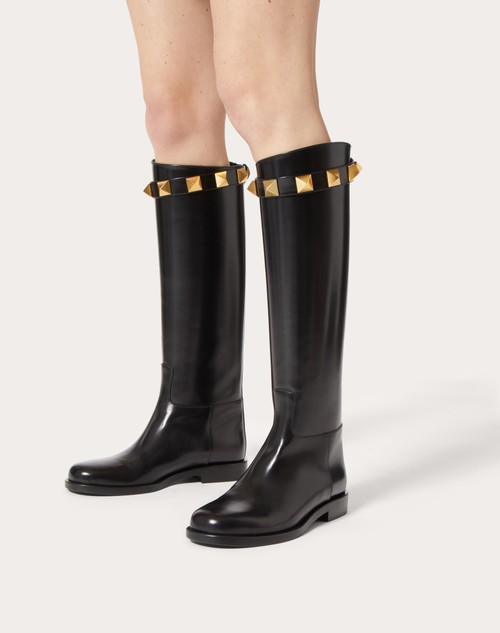 Red Valentino STIVALE ROMAN STUD IN VITELLO 15MM Offerte stagionali