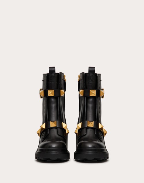 Red Valentino COMBAT BOOT ROMAN STUD IN VITELLO 85MM Offerte speciali