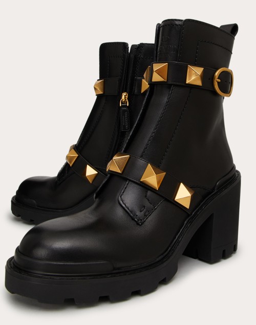 Red Valentino COMBAT BOOT ROMAN STUD IN VITELLO 85MM Offerte speciali