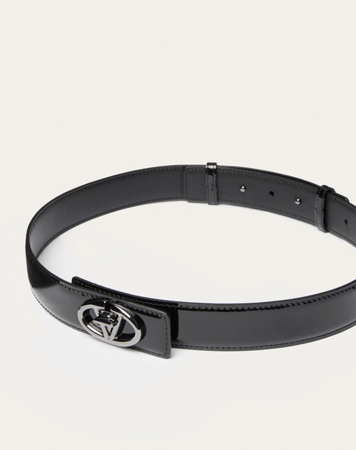 Red Valentino CINTURA VLOGO THE BOLD EDITION IN VERNICE 30 MM Latest stili