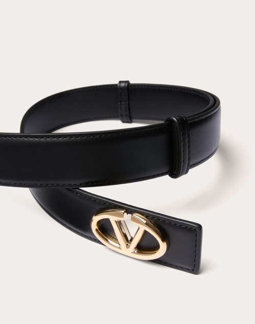 Red Valentino CINTURA VLOGO THE BOLD EDITION IN VITELLO 30 MM Ultimi due giorni