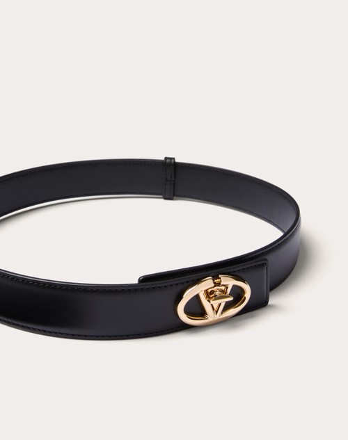 Red Valentino CINTURA VLOGO THE BOLD EDITION IN VITELLO 30 MM Ultimi due giorni
