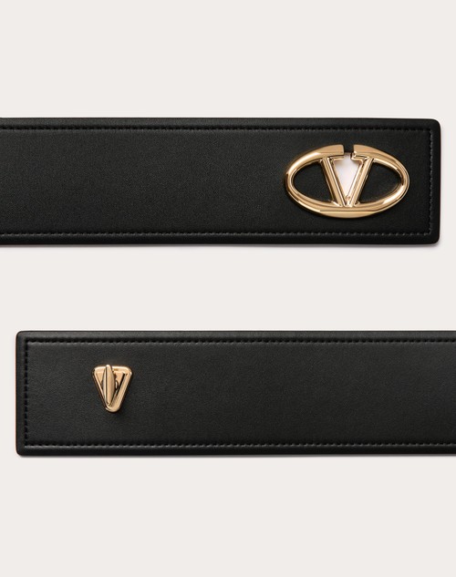 Red Valentino CINTURA VLOGO THE BOLD EDITION IN VITELLO 60 MM Promozione temporanea