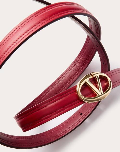 Red Valentino CINTURA VLOGO THE BOLD EDITION IN VITELLO LUCIDO 20 MM Only for today