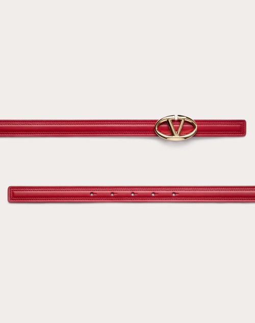 Red Valentino CINTURA VLOGO THE BOLD EDITION IN VITELLO LUCIDO 20 MM Only for today