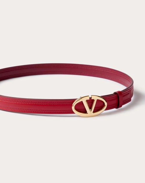 Red Valentino CINTURA VLOGO THE BOLD EDITION IN VITELLO LUCIDO 20 MM Offerta speciale della fabbrica