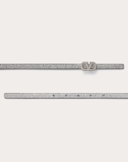 Red Valentino CINTURA VLOGO SIGNATURE CON CRISTALLI 10 MM Qualità