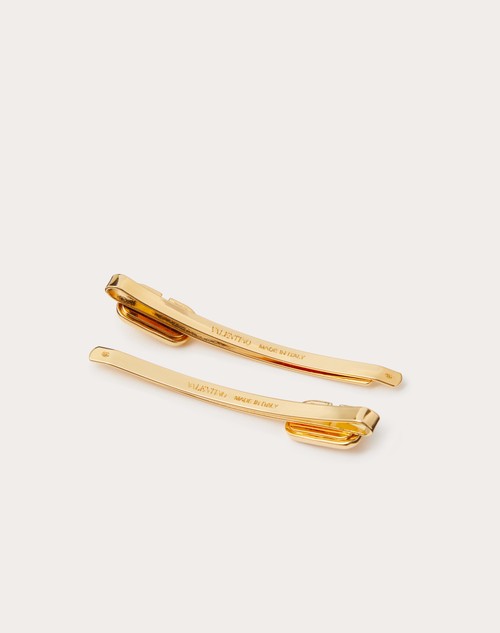 Red Valentino FERMAGLI PER CAPELLI VLOGO SIGNATURE IN METALLO Shopping Online