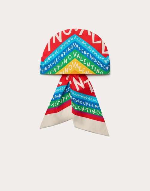Red Valentino HEADBAND ESCAPE IN COTONE E SETA Presa