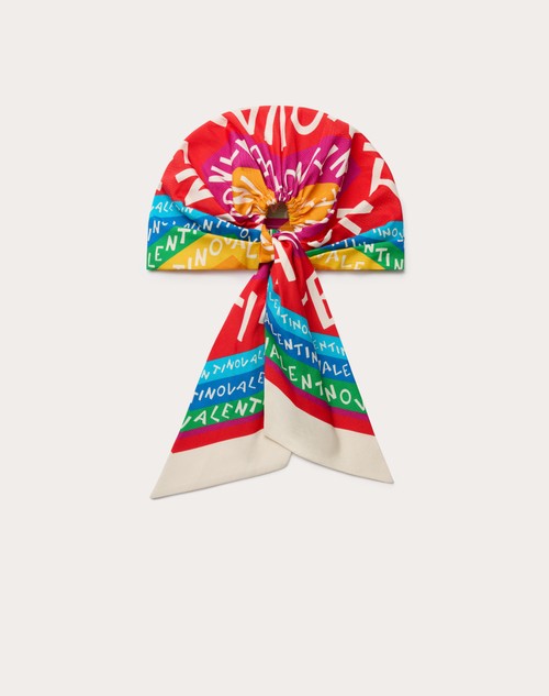 Red Valentino HEADBAND ESCAPE IN COTONE E SETA Presa