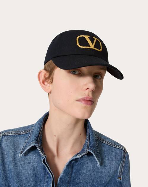 Red Valentino CAPPELLO BASEBALL VLOGO SIGNATURE IN COTONE Outlet