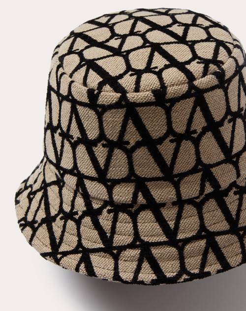 Red Valentino CAPPELLO BUCKET TOILE ICONOGRAPHE IN TESSUTO TOILE ICONOGRAPHE E RASO Vendita Economica
