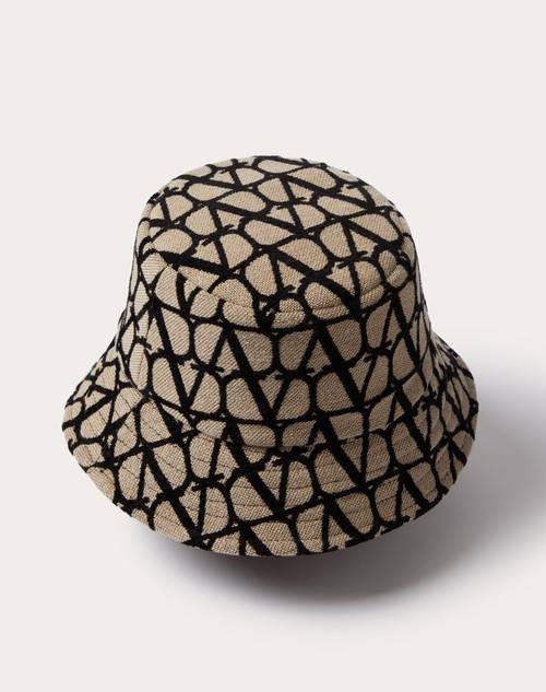 Red Valentino CAPPELLO BUCKET TOILE ICONOGRAPHE IN TESSUTO TOILE ICONOGRAPHE E RASO Vendita Economica