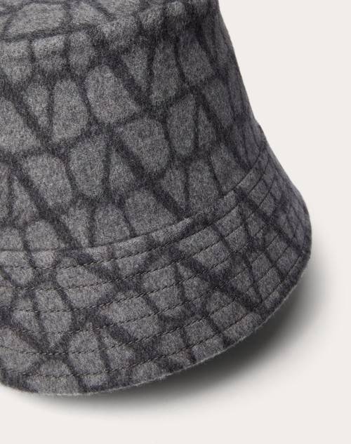Red Valentino CAPPELLO BUCKET TOILE ICONOGRAPHE REVERSIBILE Saldi Di Fabbrica