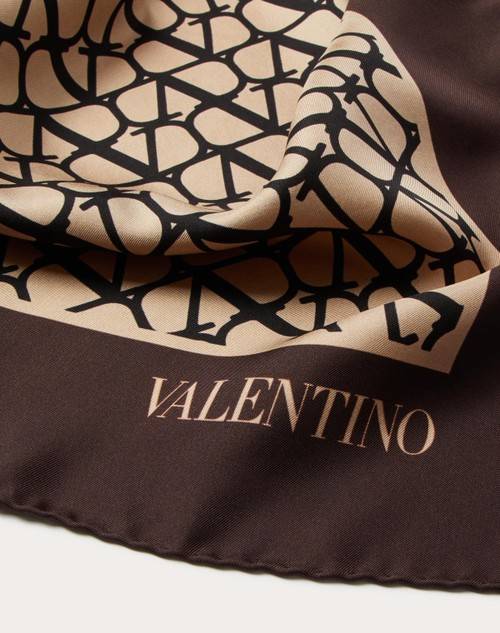 Red Valentino FOULARD 90X90 TOILE ICONOGRAPHE IN SETA Offerta Anniversario