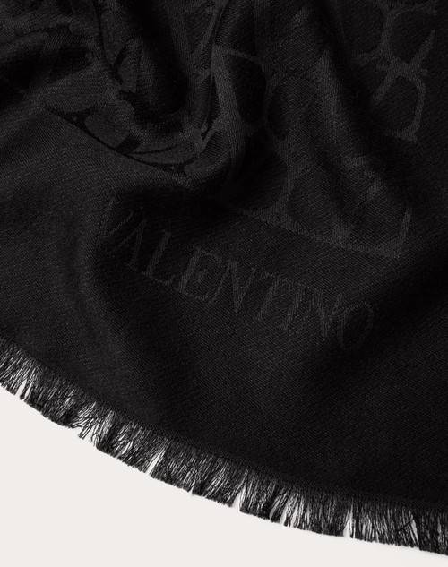 Red Valentino STOLA TOILE ICONOGRAPHE IN SETA E LANA Vendita calda