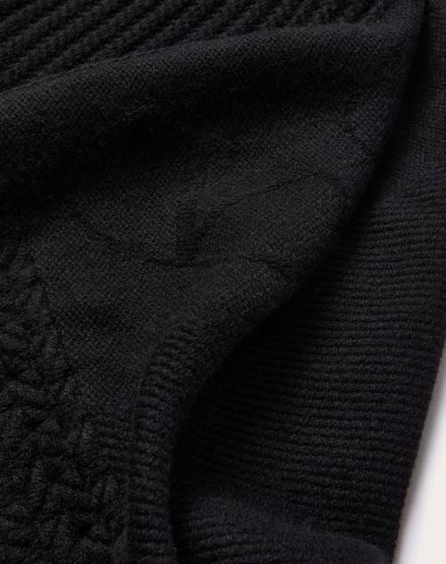 Red Valentino PONCHO VLOGO SIGNATURE IN CACHEMIRE Bestseller