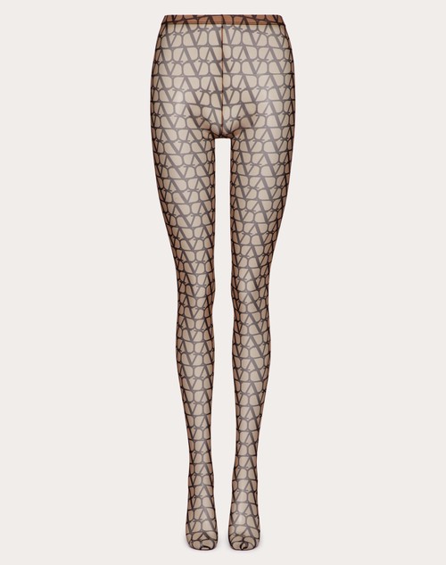 Red Valentino COLLANT IN TOILE ICONOGRAPHE TULLE