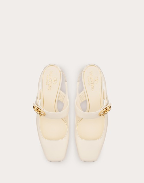 Red Valentino DÉCOLLETÉ SLINGBACK MARY-JANE VLOGO LOCKER IN VITELLO 60MM Enormi risparmi