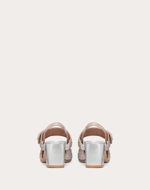 Red Valentino DÉCOLLETÉ SLINGBACK MARY-JANE VLOGO LOCKER CON CRISTALLI 60MM Sconti VIP