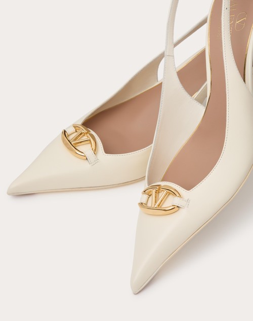 Red Valentino DÉCOLLETÉ SLINGBACK VLOGO THE BOLD EDITION IN VITELLO 60MM Super Saving Price