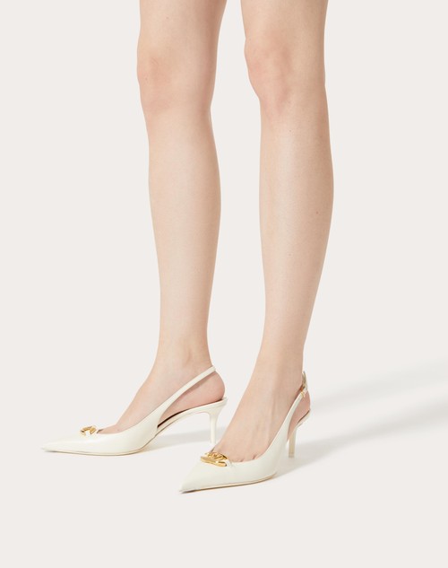 Red Valentino DÉCOLLETÉ SLINGBACK VLOGO THE BOLD EDITION IN VITELLO 60MM Super Saving Price
