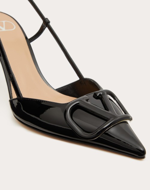 Red Valentino DÉCOLLETÉ SLINGBACK VLOGO SIGNATURE IN VERNICE 80MM Ritorno libero