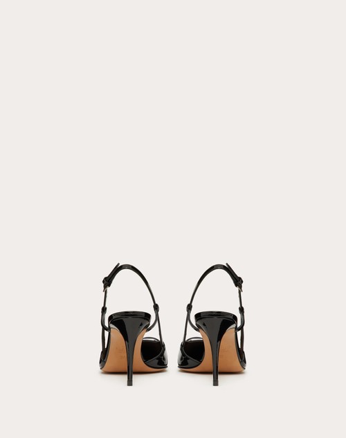 Red Valentino DÉCOLLETÉ SLINGBACK VLOGO SIGNATURE IN VERNICE 80MM Latest stili
