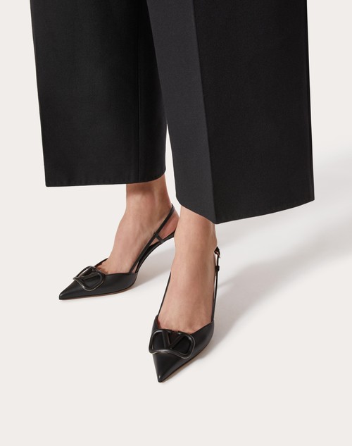 Red Valentino DÉCOLLETÉ SLINGBACK VLOGO SIGNATURE IN VITELLO 80MM Discount Store per i nuovi prodotti