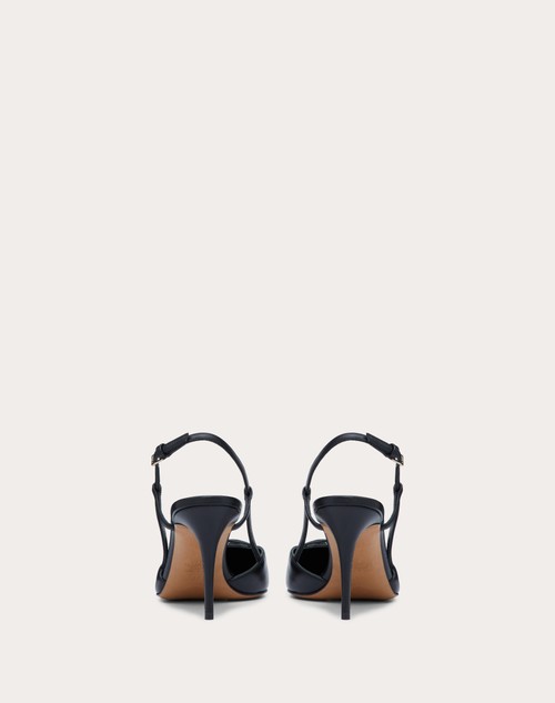 Red Valentino DÉCOLLETÉ SLINGBACK VLOGO SIGNATURE IN VITELLO 80MM Solo un giorno rimasto