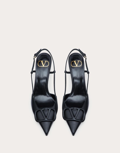 Red Valentino DÉCOLLETÉ SLINGBACK VLOGO SIGNATURE IN VITELLO 80MM Solo un giorno rimasto