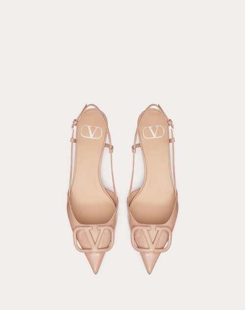 Red Valentino DÉCOLLETÉ SLINGBACK VLOGO SIGNATURE IN VERNICE 40MM Super sconto