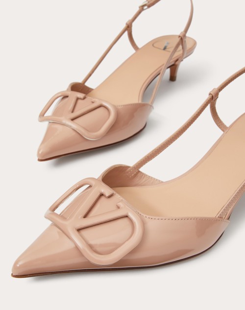 Red Valentino DÉCOLLETÉ SLINGBACK VLOGO SIGNATURE IN VERNICE 40MM Super sconto