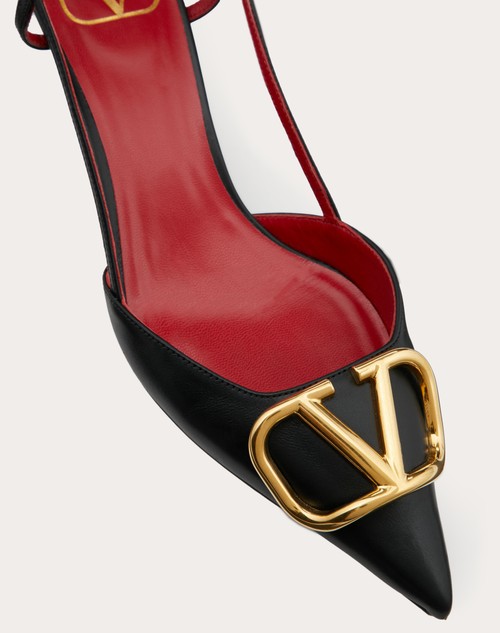 Red Valentino DÉCOLLETÉ SLINGBACK VLOGO SIGNATURE IN VITELLO 40MM Enormi sconti