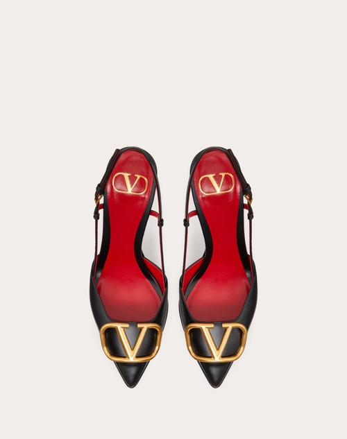 Red Valentino DÉCOLLETÉ SLINGBACK CON PLATEAU VLOGO SIGNATURE IN VITELLO 120MM Officina