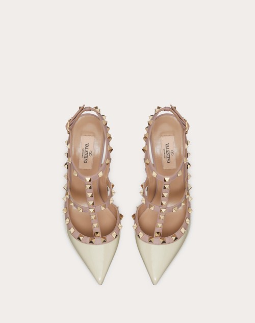 Red Valentino DÉCOLLETÉ ROCKSTUD IN VERNICE CON CINTURINI 100MM Duty-free