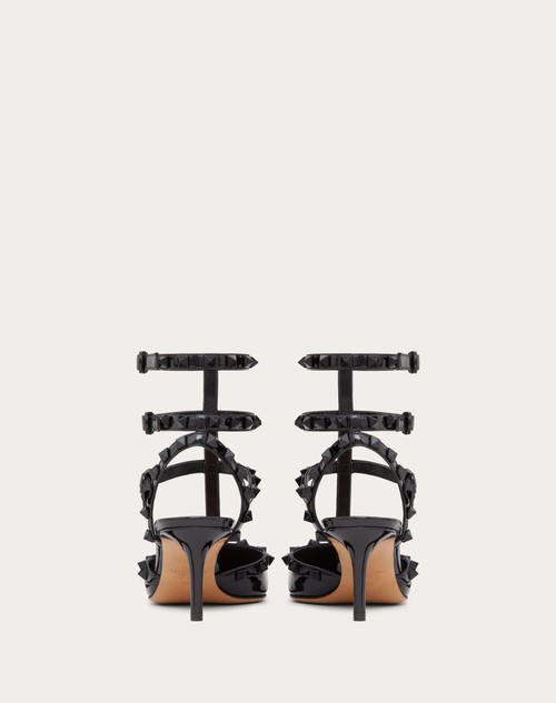 Red Valentino DÉCOLLETÉ ROCKSTUD IN VERNICE CON CINTURINI E BORCHIE IN TONO 65MM Sconti questo mese
