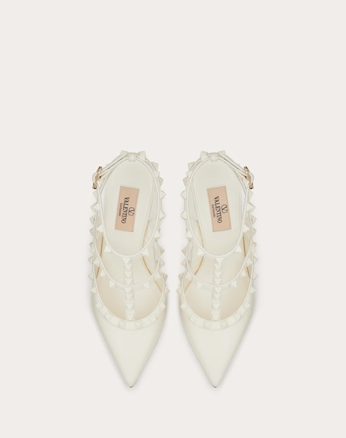 Red Valentino DÉCOLLETÉ ROCKSTUD CON CINTURINI E BORCHIE IN TONO 100MM Qualità
