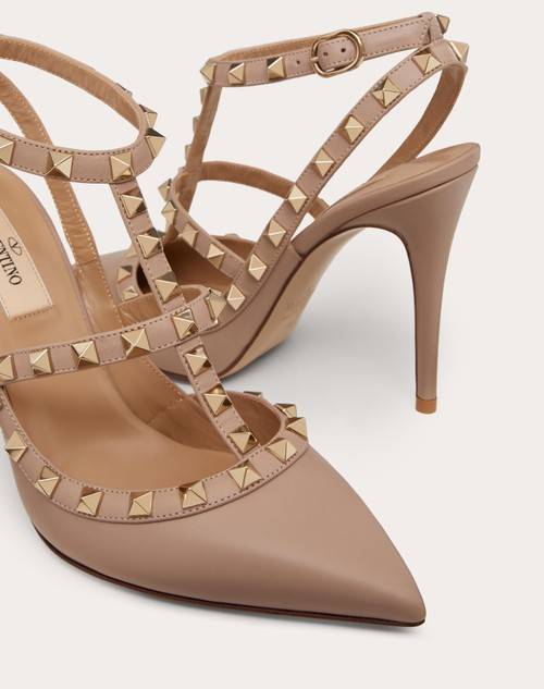 Red Valentino DÉCOLLETÉ ROCKSTUD CON CINTURINI 100MM Qualità Garantita