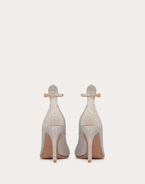 Red Valentino DÉCOLLETÉ VALENTINO GARAVANI TAN-GO CON CRISTALLI 100MM Affare Del Giorno
