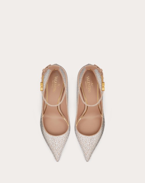 Red Valentino DÉCOLLETÉ VALENTINO GARAVANI TAN-GO CON CRISTALLI 100MM Affare Del Giorno