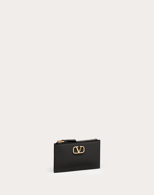 Red Valentino PORTACARTE VLOGO SIGNATURE IN VITELLO GRANATO Online