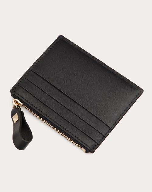 Red Valentino PORTACARTE ROCKSTUD IN VITELLO CON ZIP Hotsell