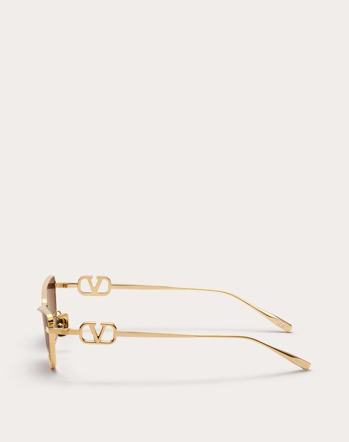 Red Valentino VLOGO SIGN OCCHIALE CAT-EYE IN TITANIO Smaltimento dello stoccaggio